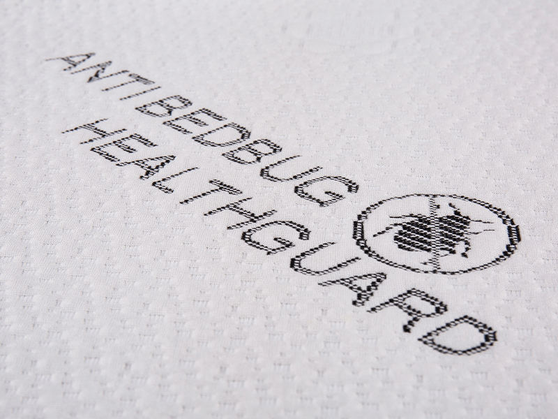 Anti-bedwants polyester matrasstof