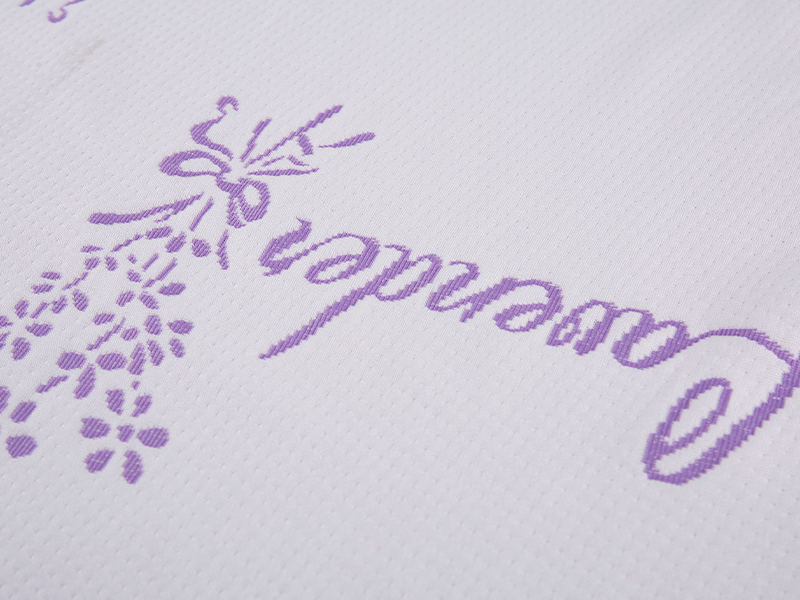 Lavendel polyester stof